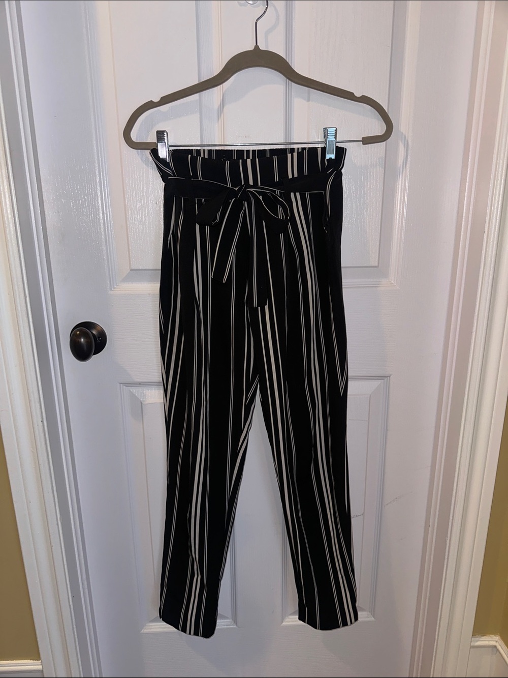 Striped Waist Women's Pants